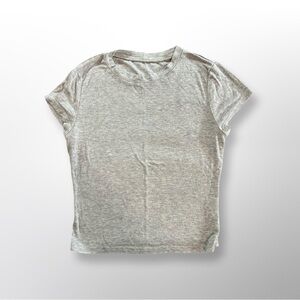 Heather Gray Short Sleeve Baby Tee